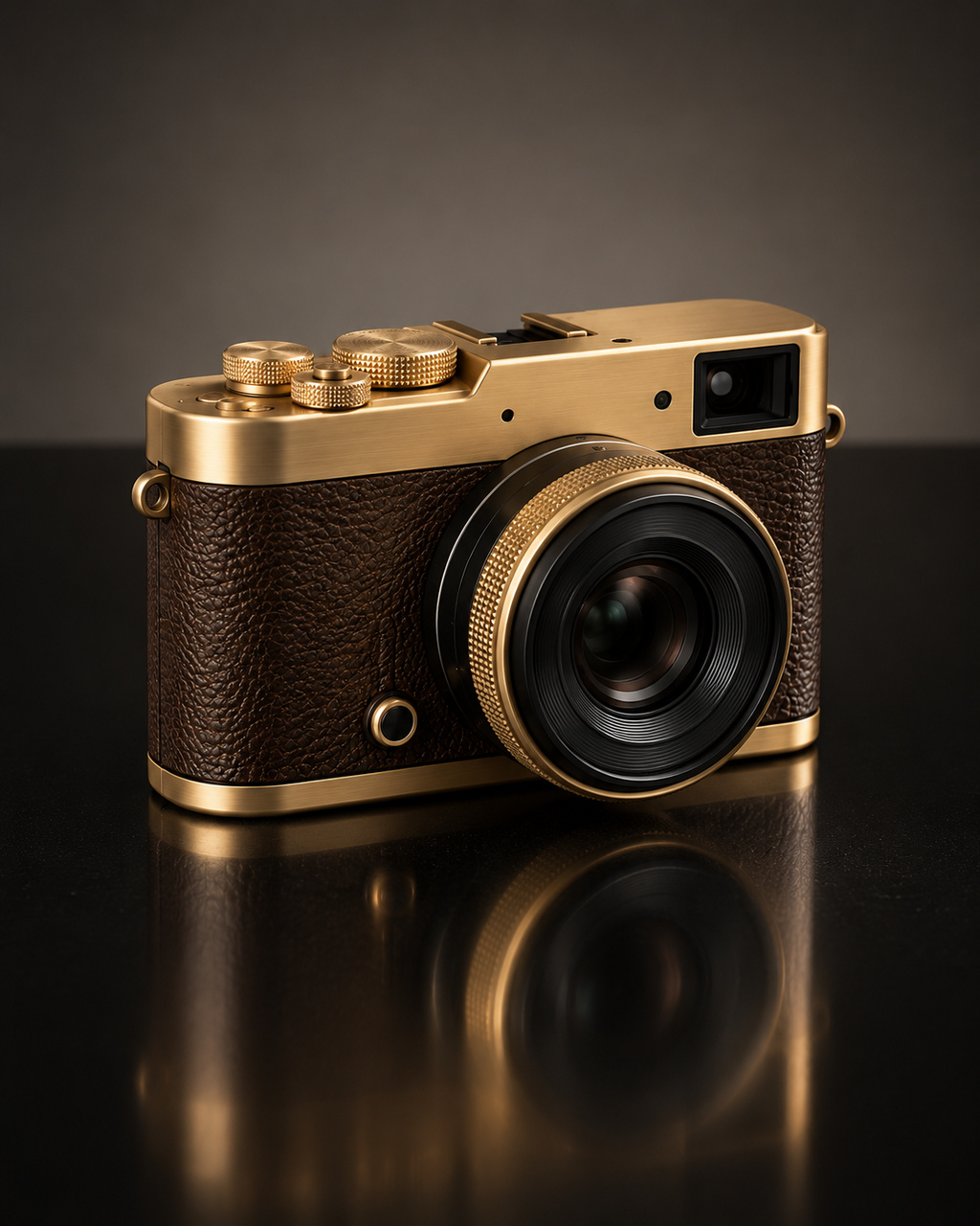 Camera staged on its own